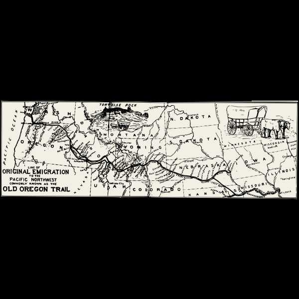 printable map of the oregon trail printable map of the oregon trail