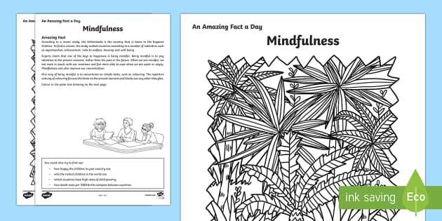 printable mindfulness activities printable mindfulness activities