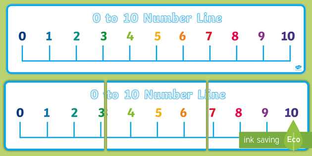 printable number line 1 10 printable number line 1 10