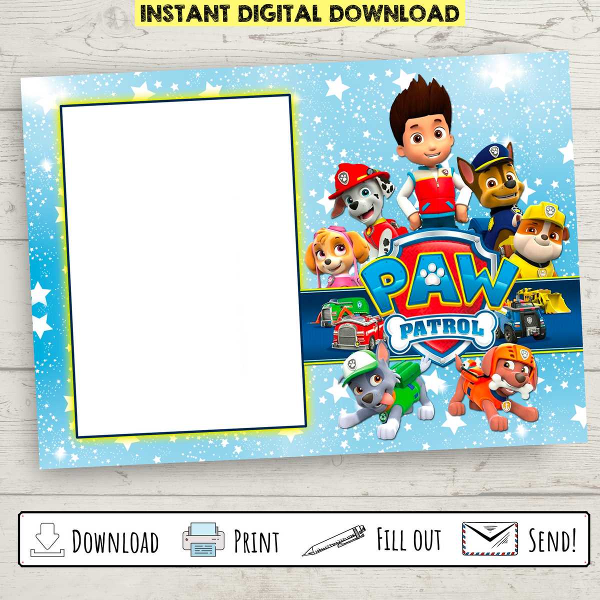 printable paw patrol printable paw patrol