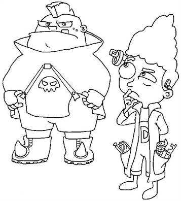 printable phineas and ferb coloring pages