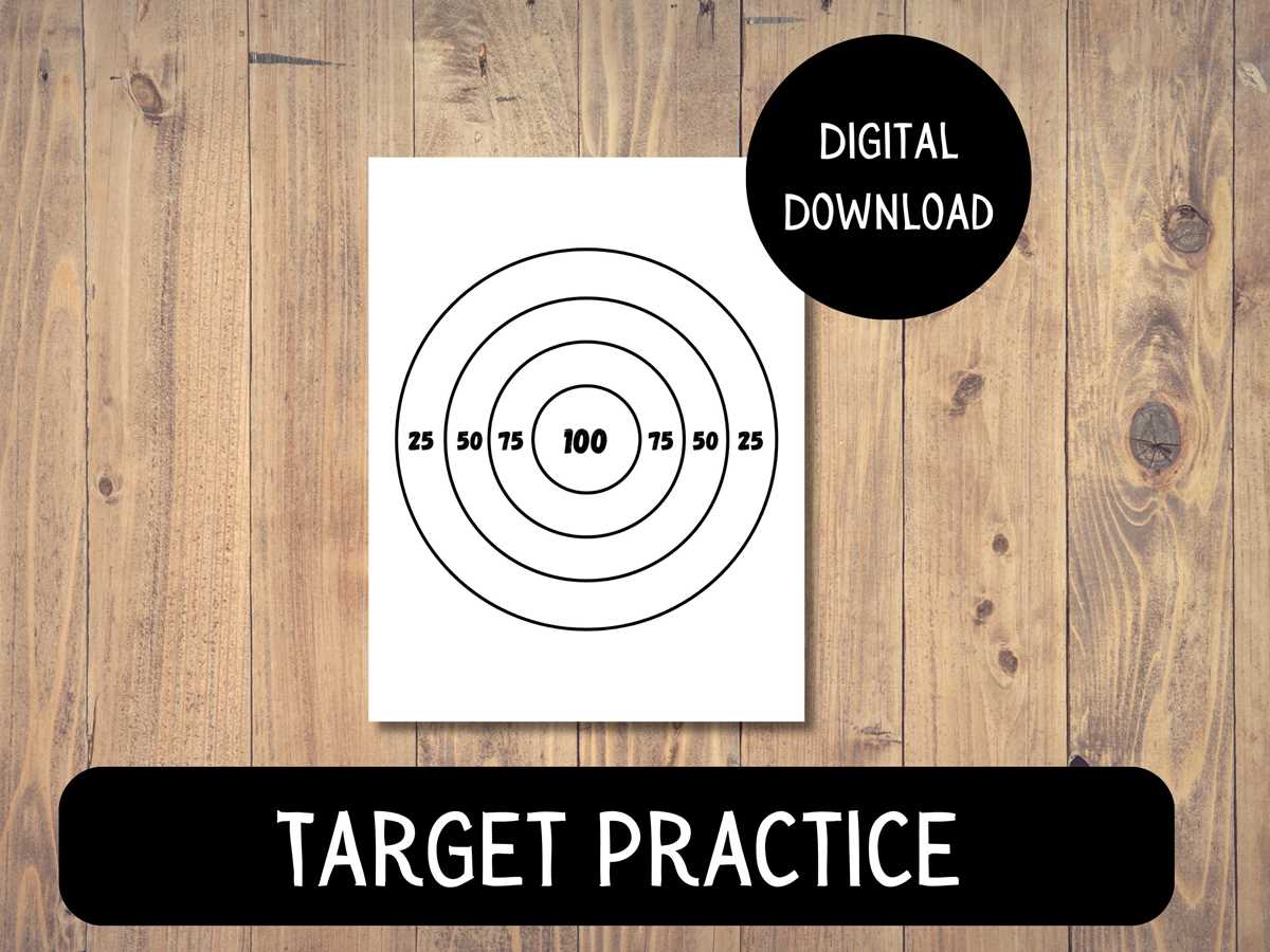 printable practice targets printable practice targets