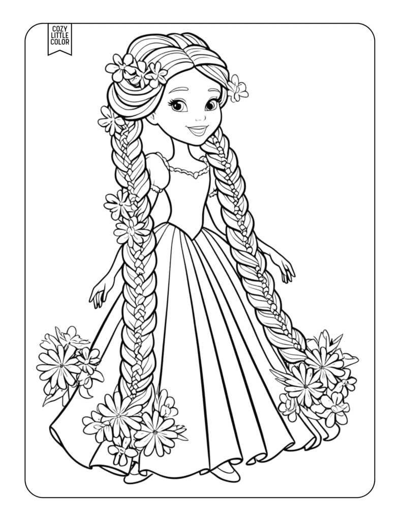 printable princess coloring page printable princess coloring page