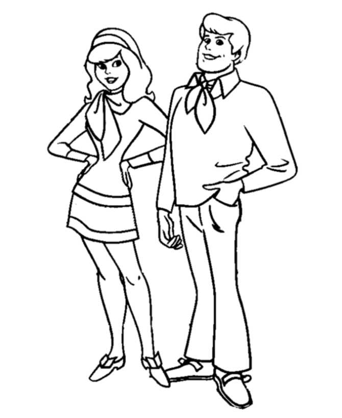 printable scooby doo coloring pages