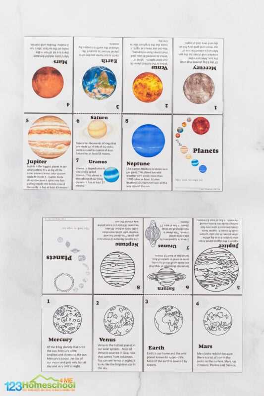 printable solar system planets