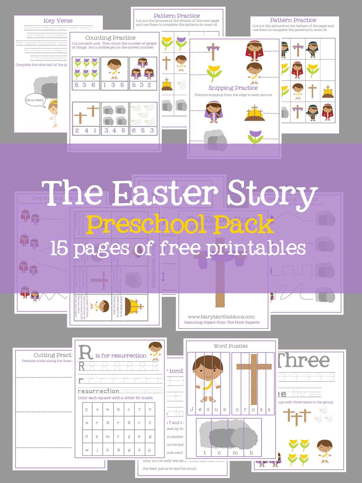 printable story of easter