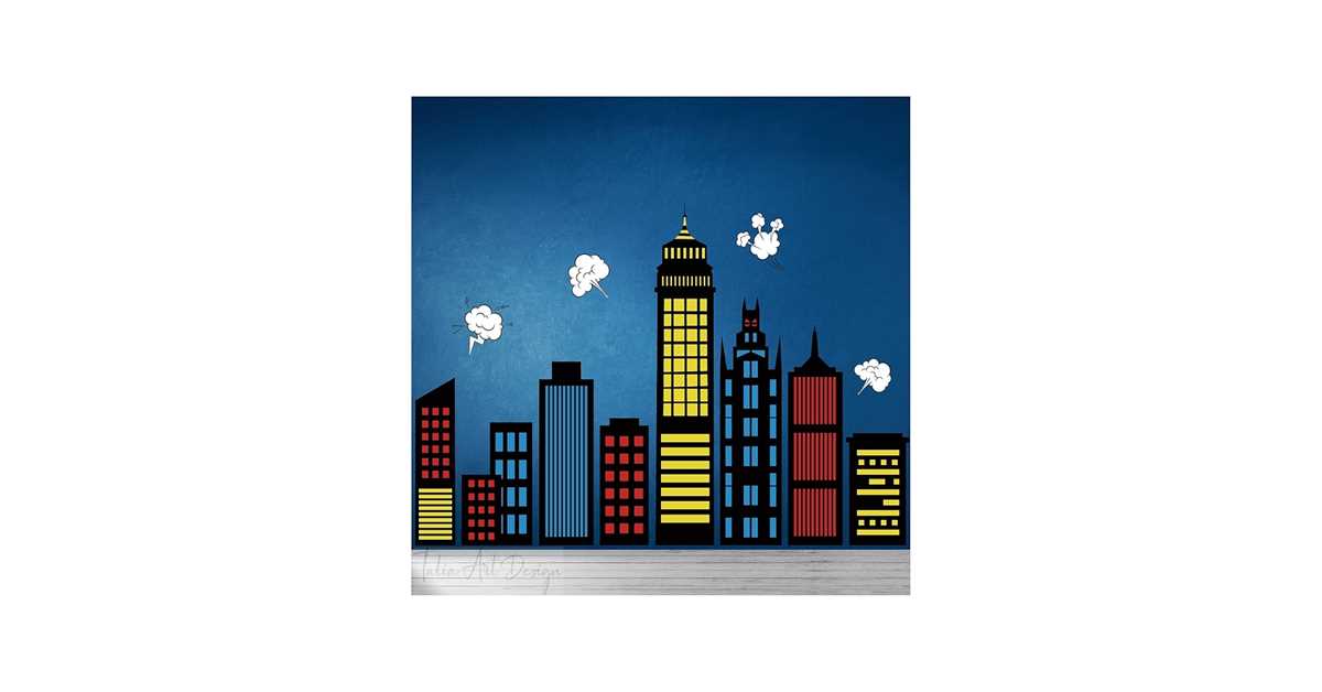 printable superhero buildings printable superhero buildings