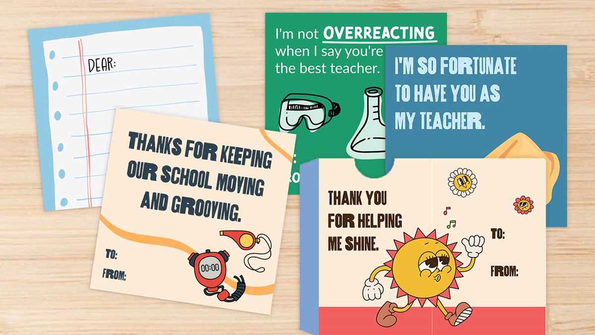 printable thank you cards for teachers free printable thank you cards for teachers free