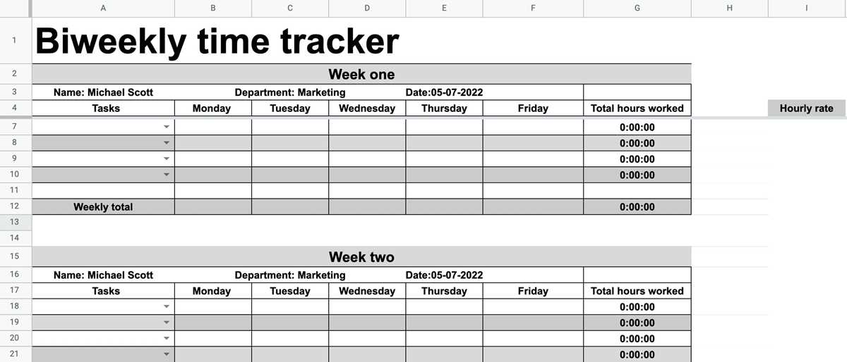 printable timesheets bi weekly printable timesheets bi weekly
