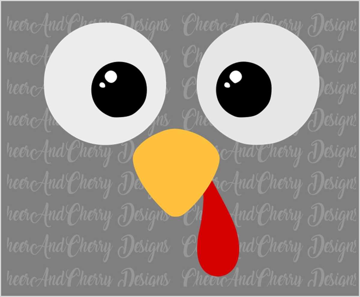 printable turkey face printable turkey face