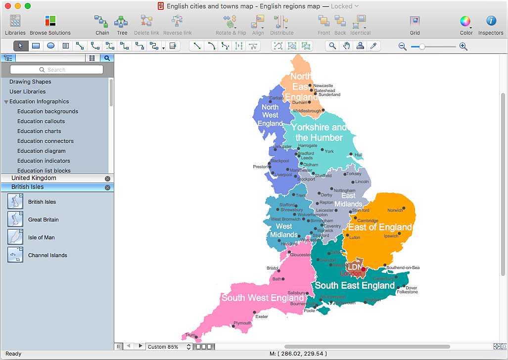 printable uk map