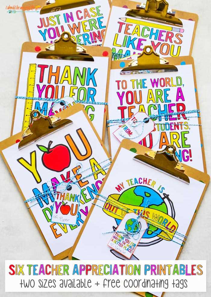 printables for teacher appreciation