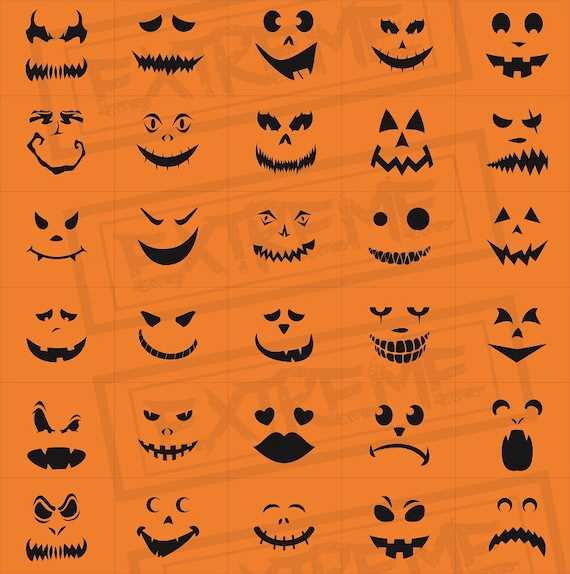 pumpkin face printable template pumpkin face printable template