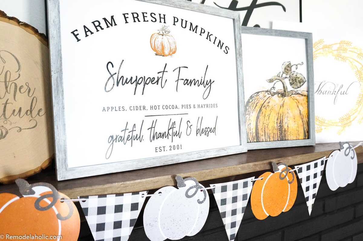 pumpkin patch sign printable