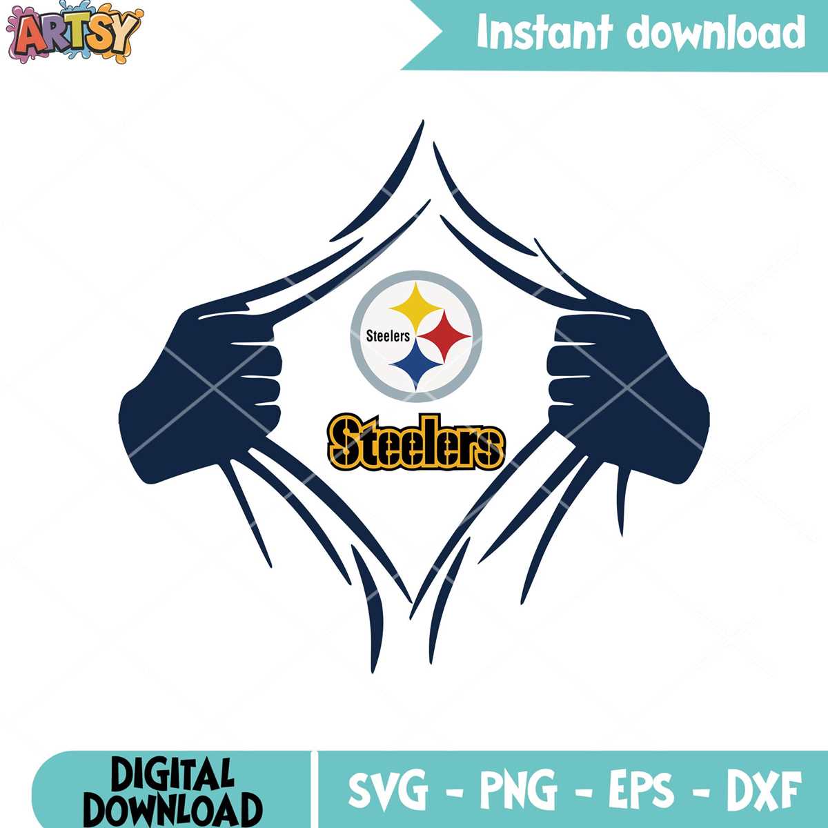 printable pittsburgh steelers logo