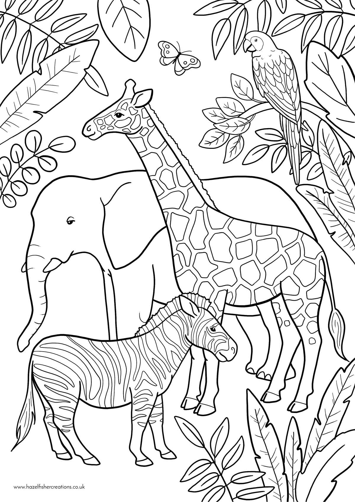 zoo coloring pages printable zoo coloring pages printable