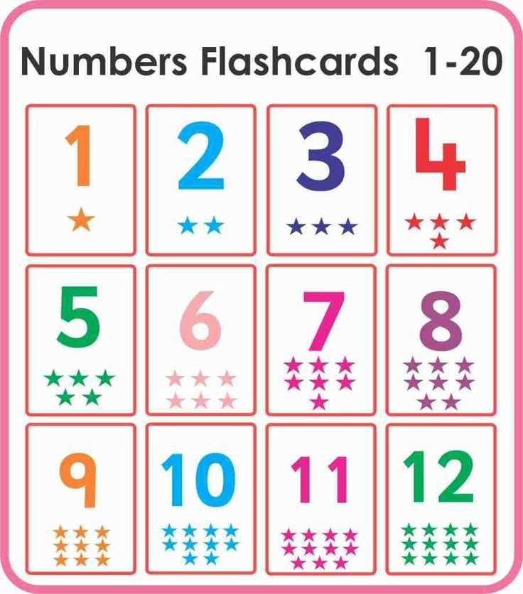 colorful numbers 1 20 printable colorful numbers 1 20 printable