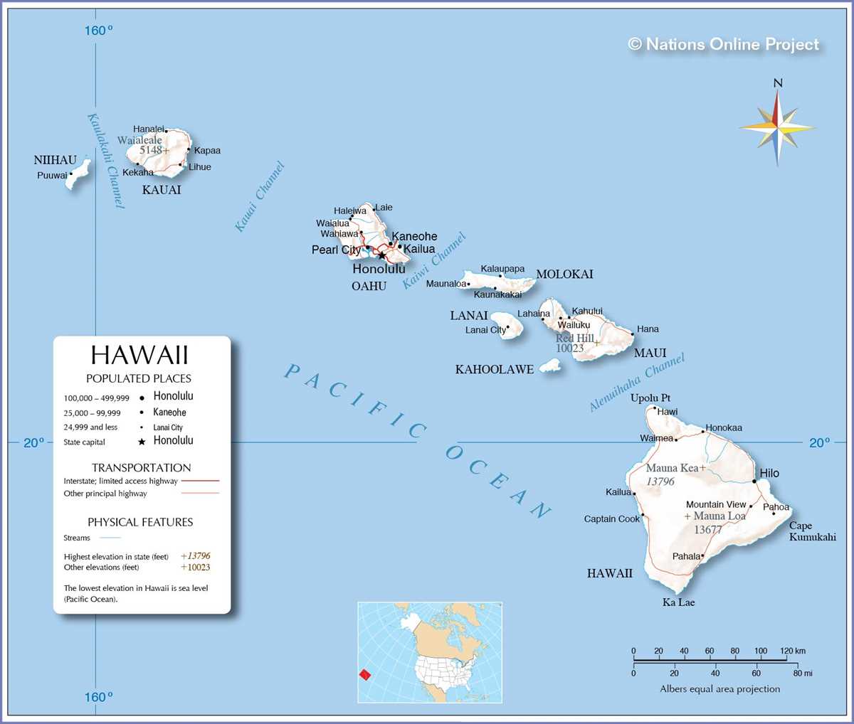 printable map of hawaii