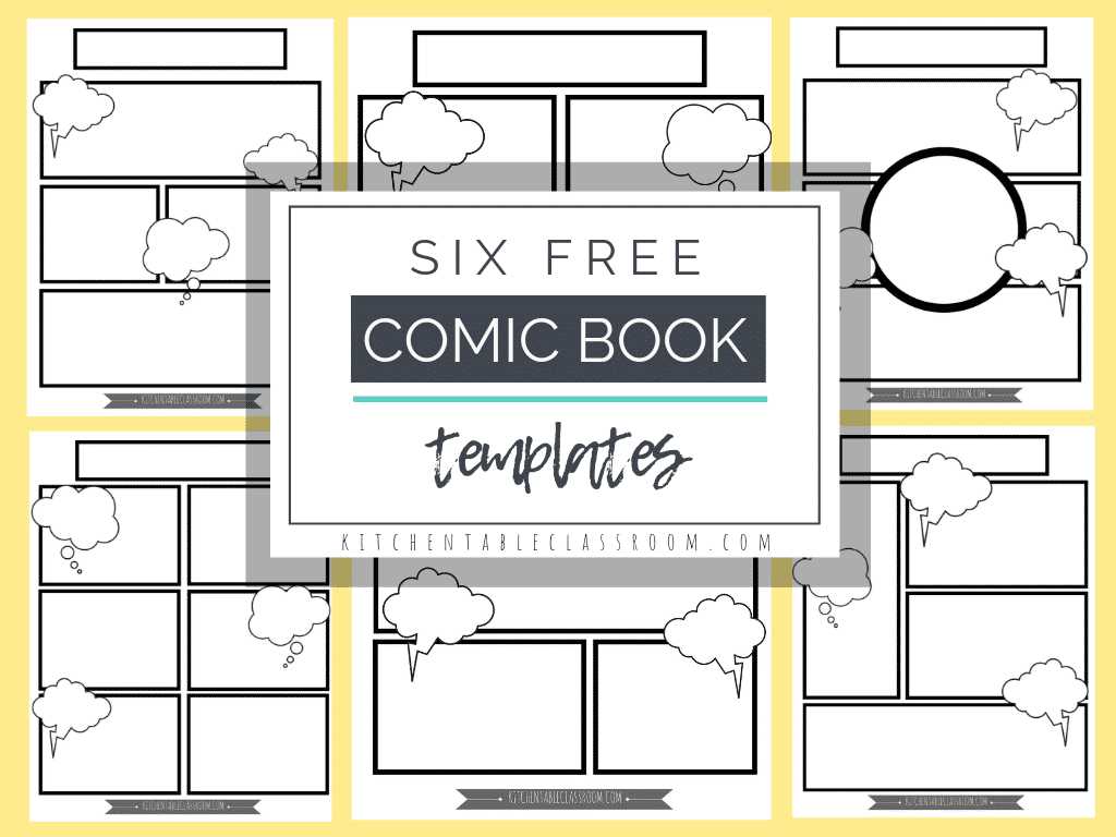 graphic novel template printable