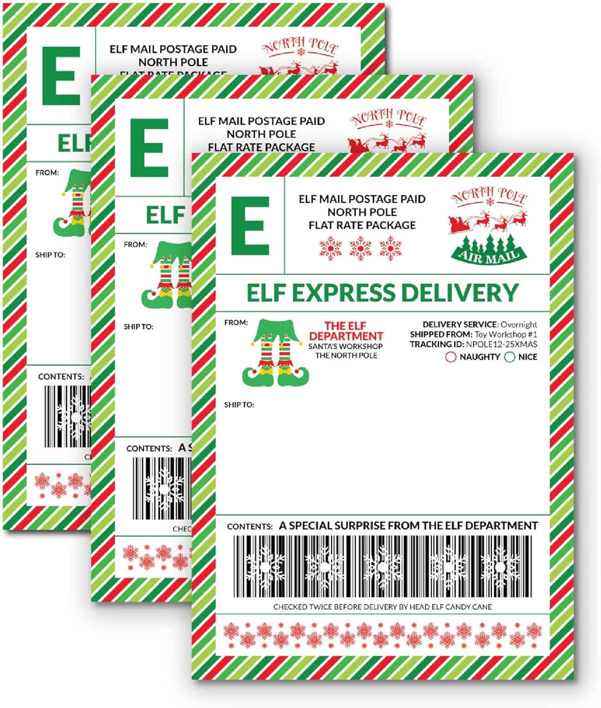 free printable north pole shipping labels free printable north pole shipping labels