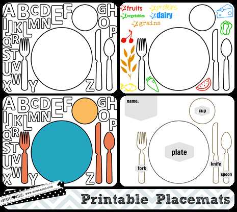 free thanksgiving printable placemats