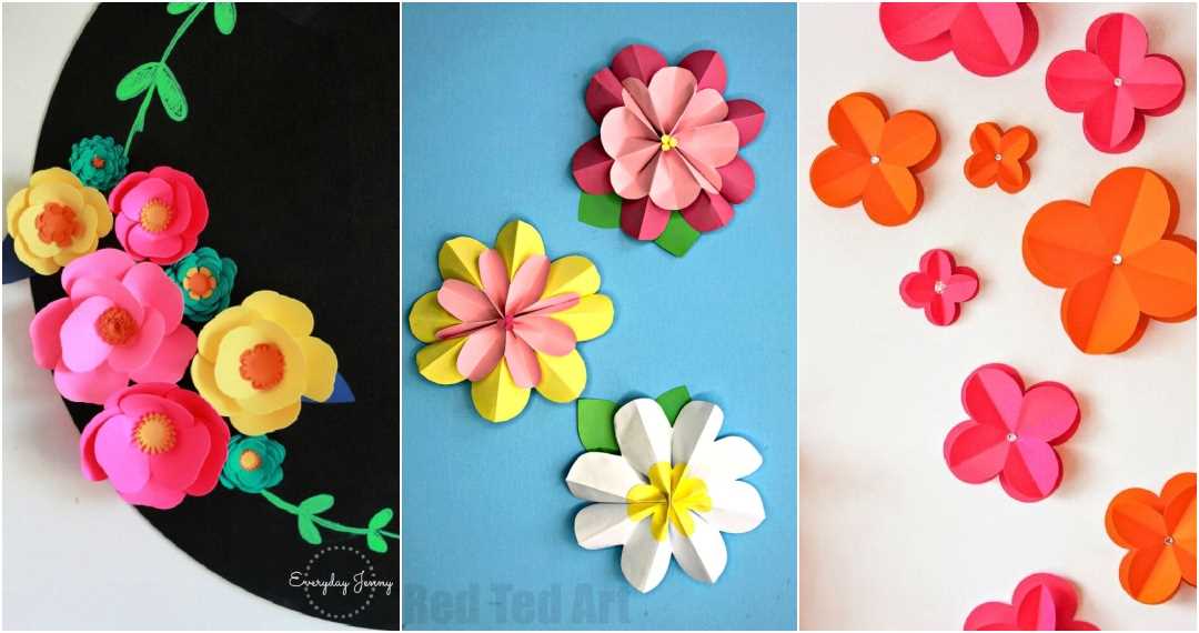 printable 3d paper flowers template