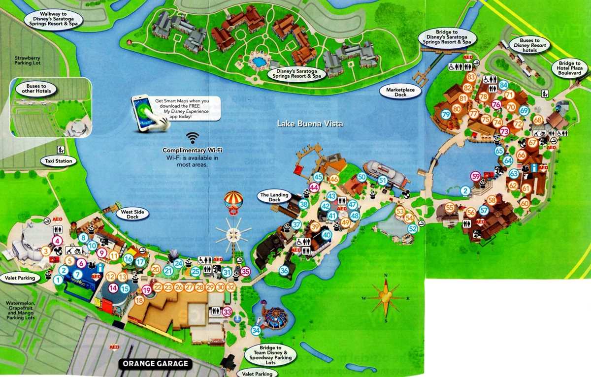 printable map of disney springs printable map of disney springs