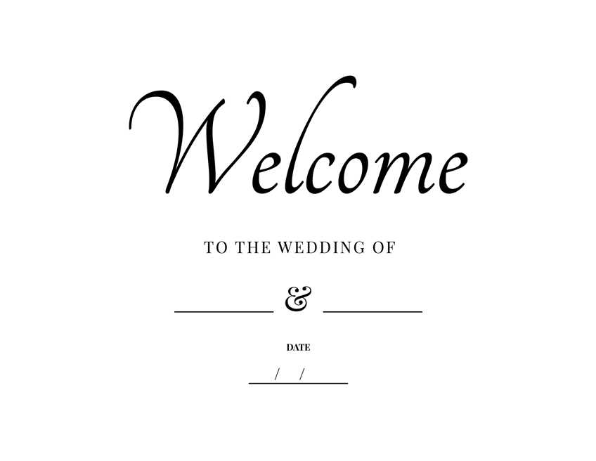 printable welcome sign printable welcome sign