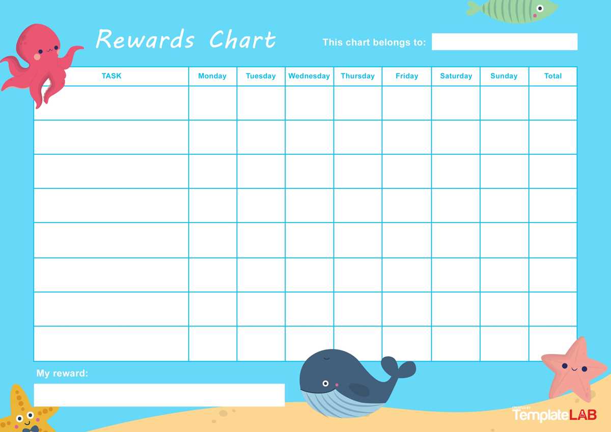 downloadable blank reward chart printable downloadable blank reward chart printable