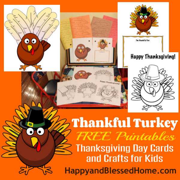 thankful turkey free printable