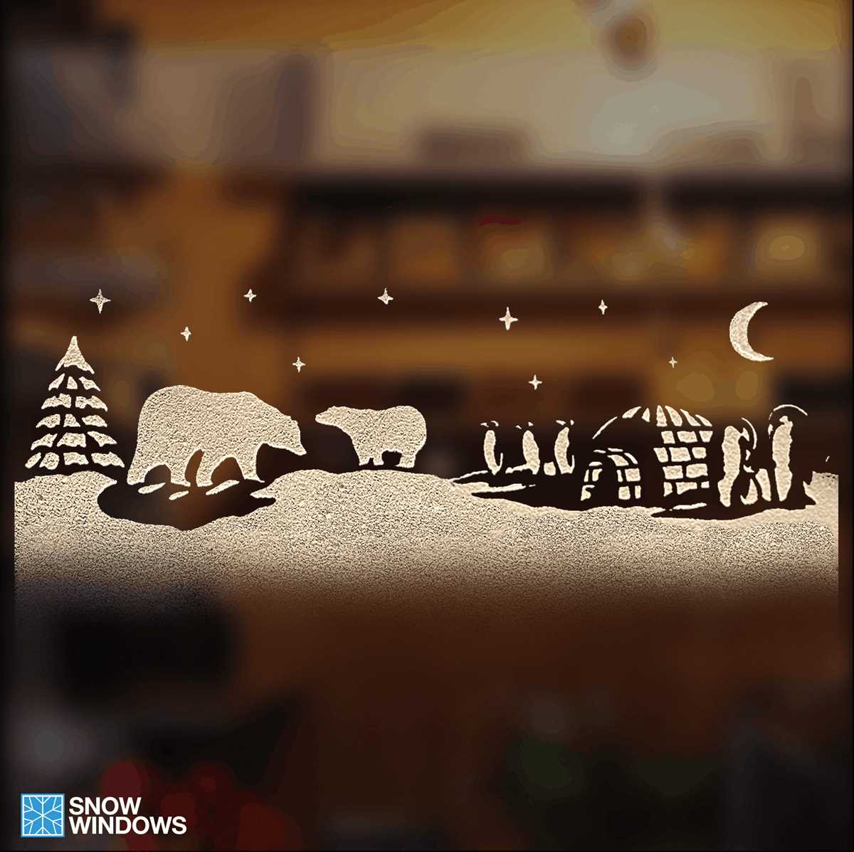 printable window snow spray stencils