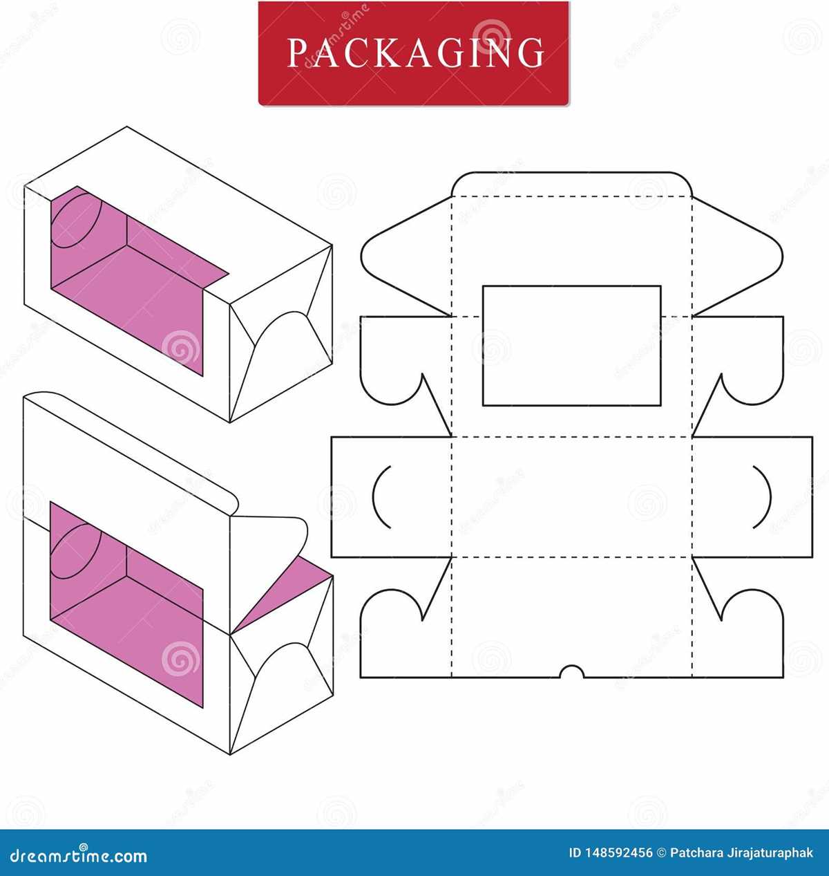 rectangle box template printable