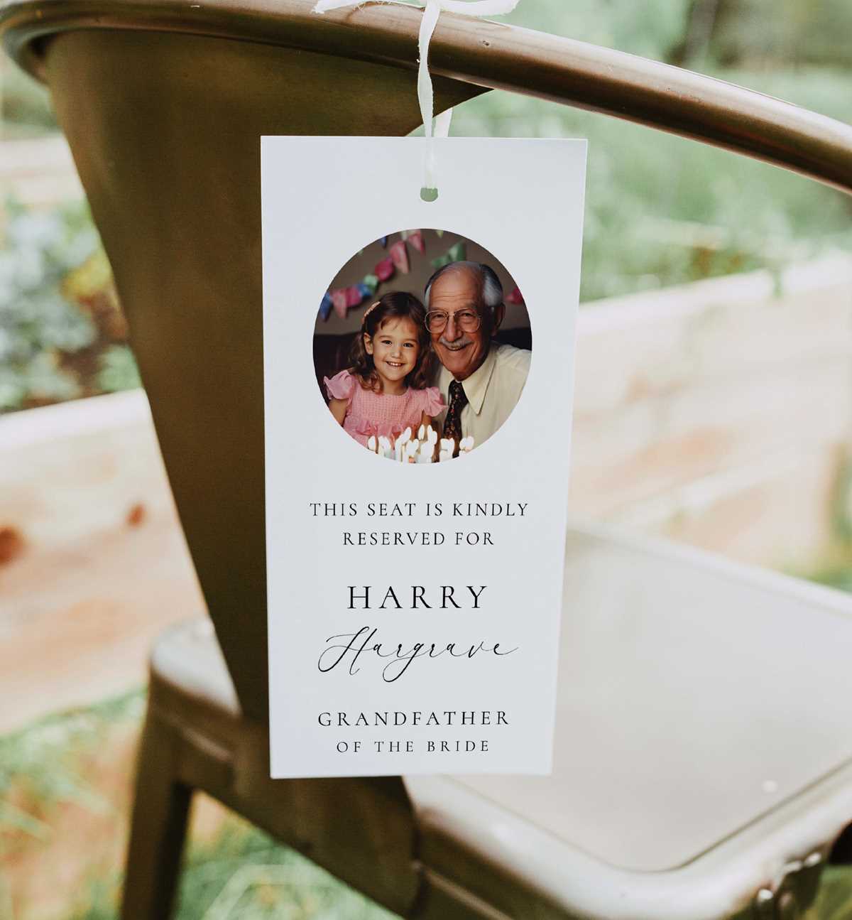reserved printable sign