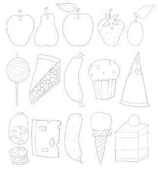 printable hungry caterpillar food printable hungry caterpillar food