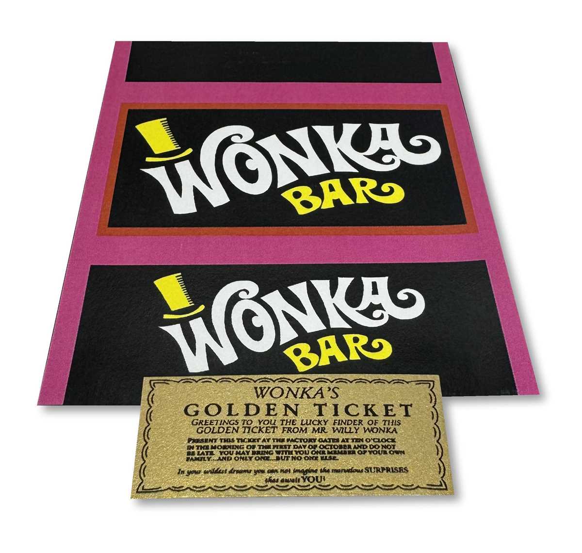 wonka bar wrapper printable