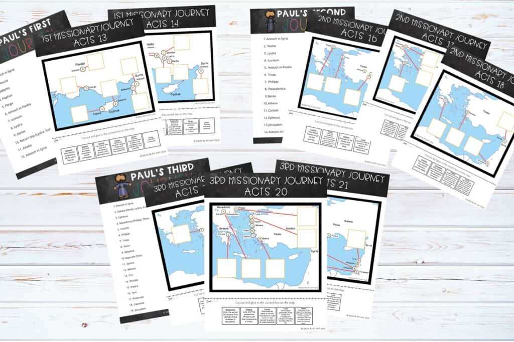 pauls missionary journey map printable pauls missionary journey map printable