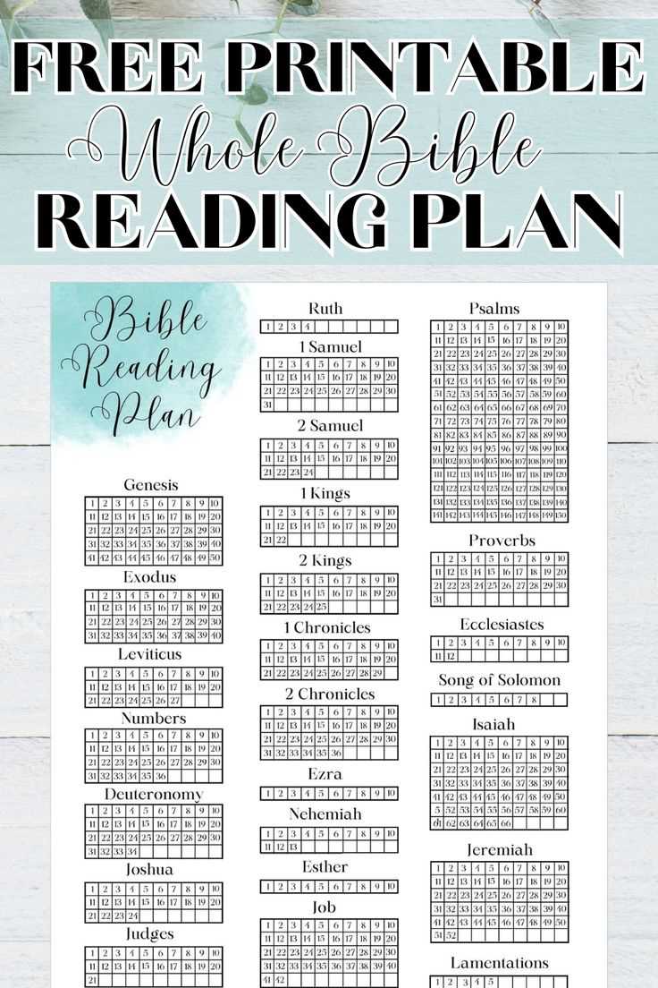 bible tracker printable