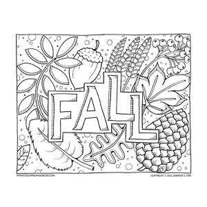 free printable fall coloring pages free printable fall coloring pages