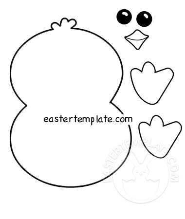 printable chicken template