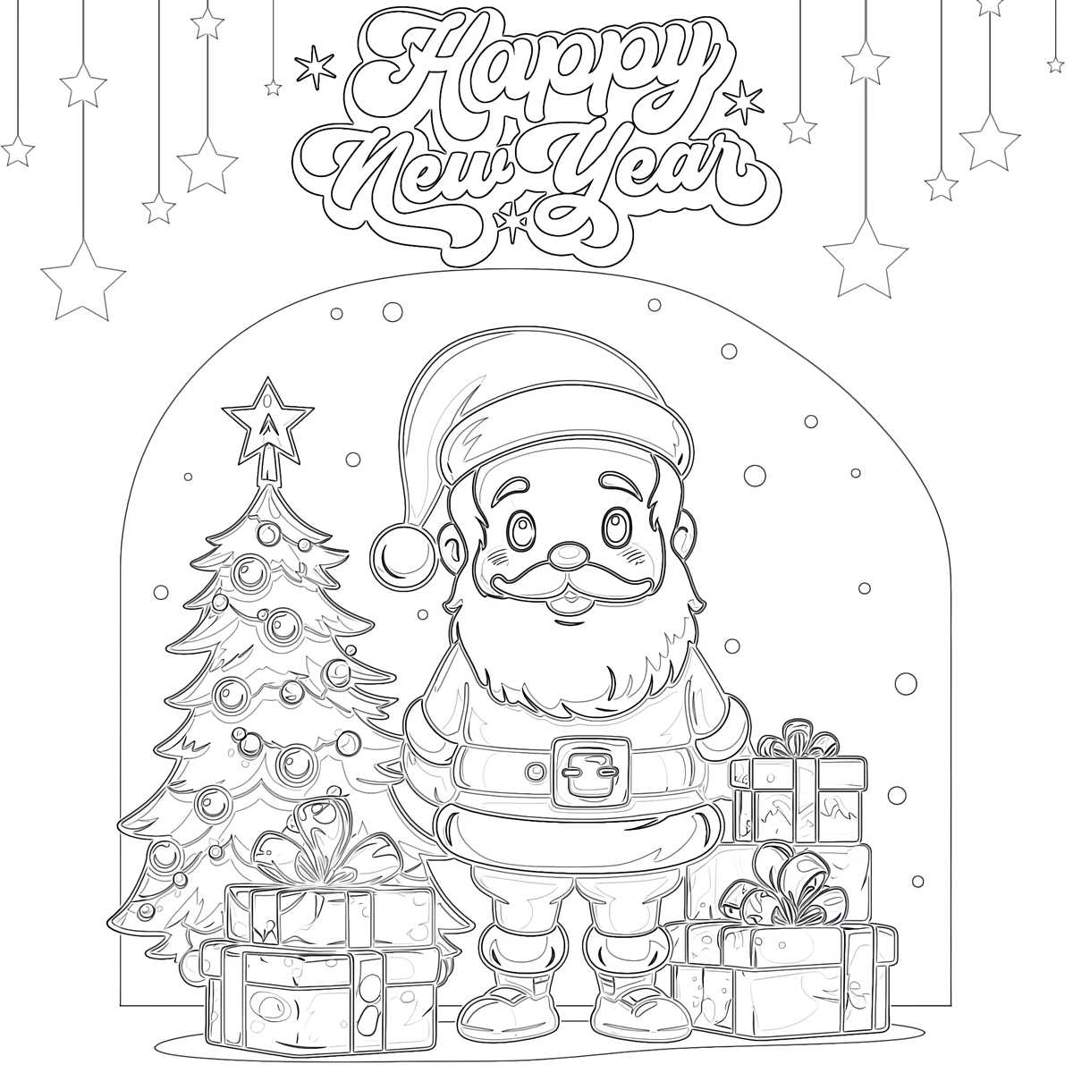 santa coloring pages printable free santa coloring pages printable free