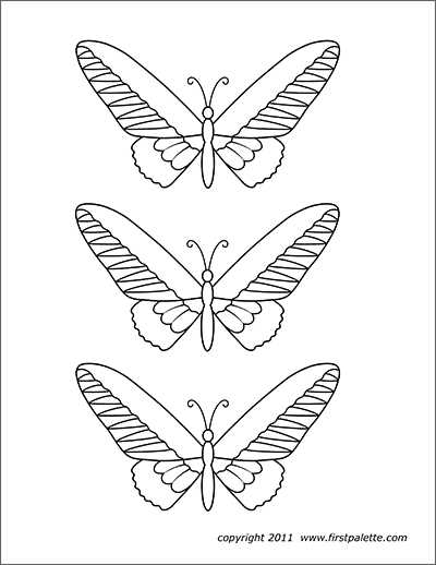 printable butterfly pictures to color