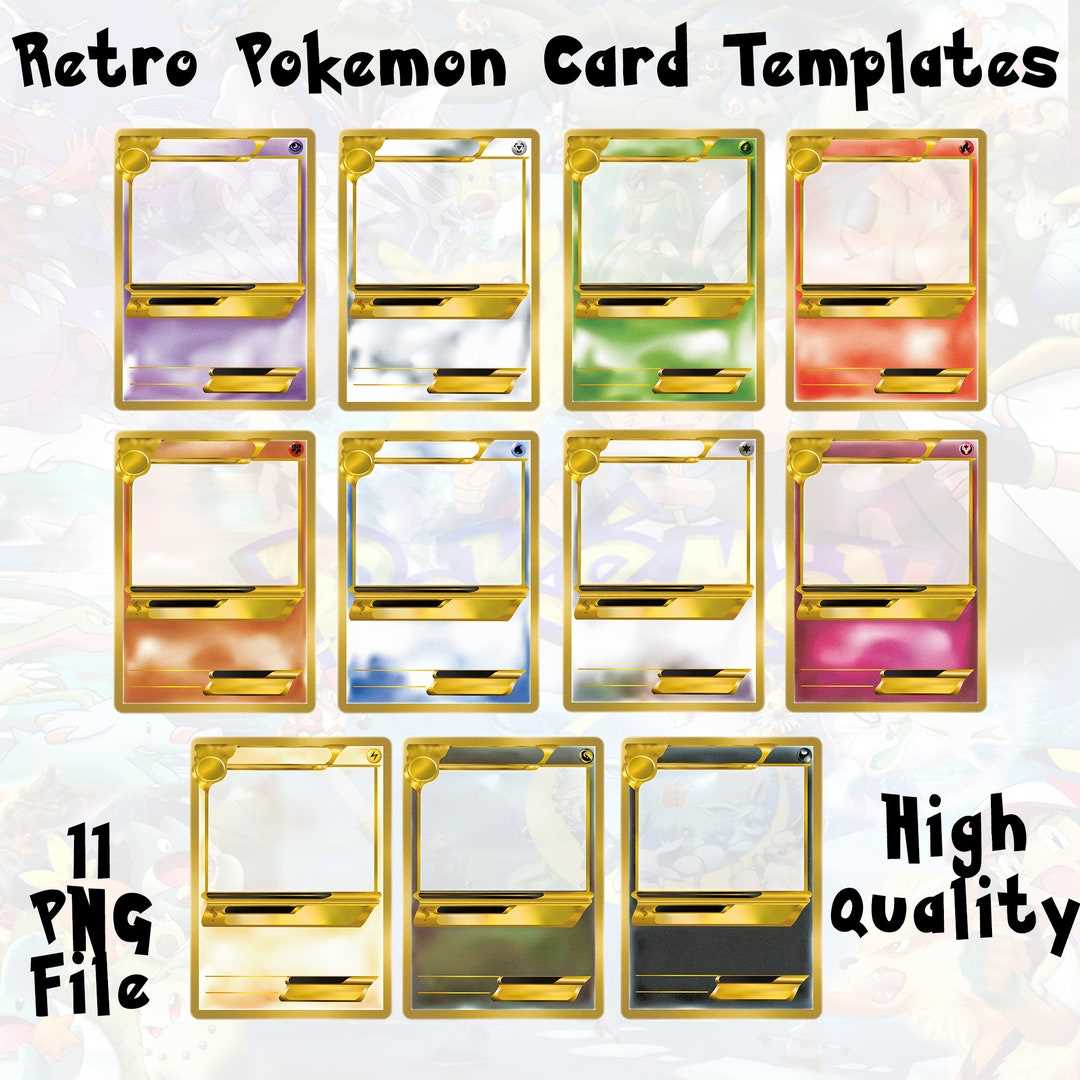 blank pokemon card printable