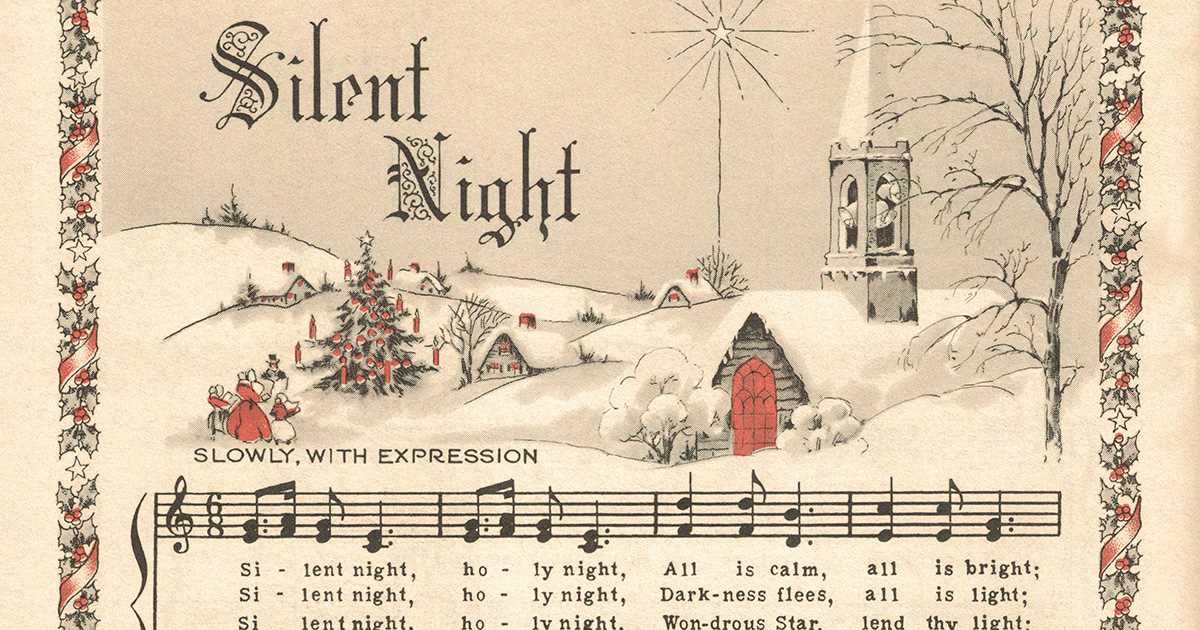 free vintage christmas sheet music printables