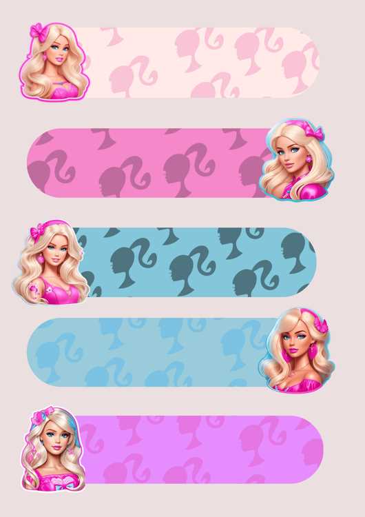printables for barbie