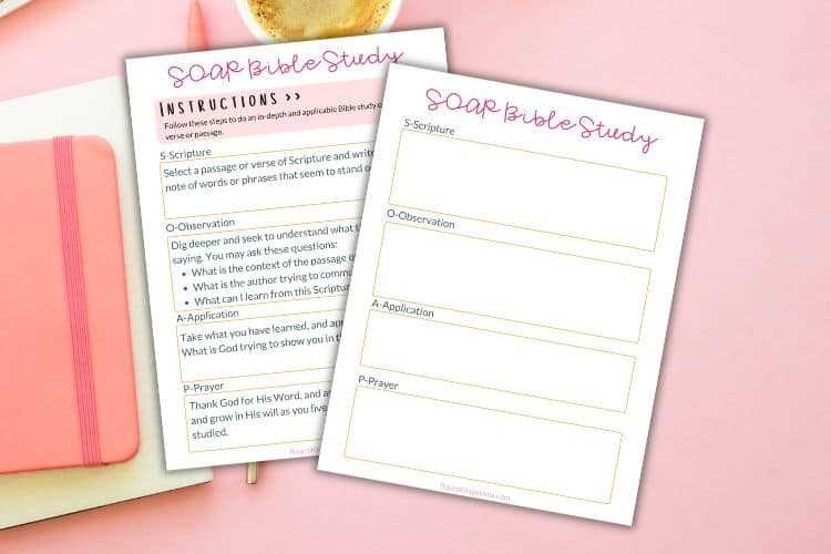 soap bible study method free printable