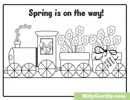 spring coloring sheets printable spring coloring sheets printable