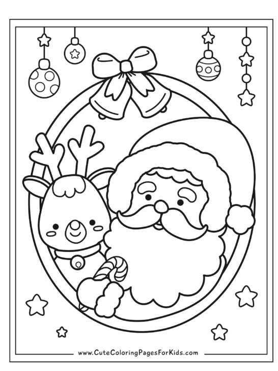 santa coloring pages printable santa coloring pages printable