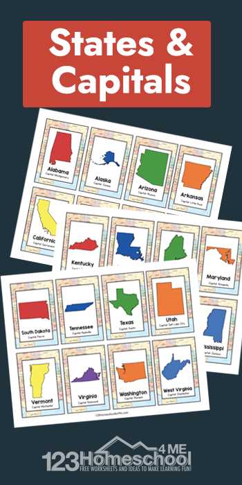 state capital list printable