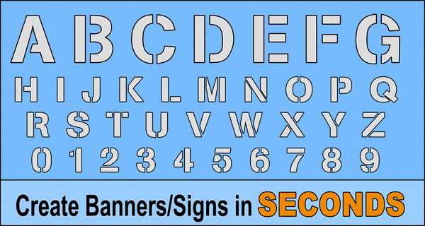 stencils free printable letters
