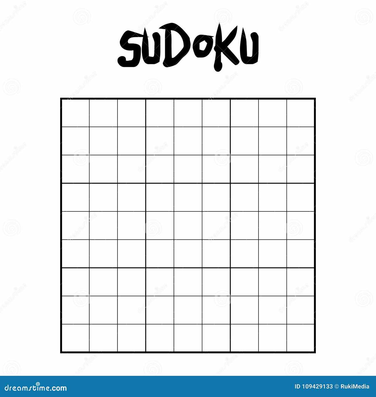 sudoku grid printable blank